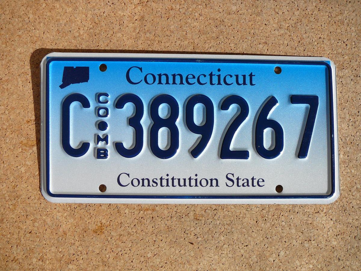 Americká SPZ Connecticut C389267 – Combination