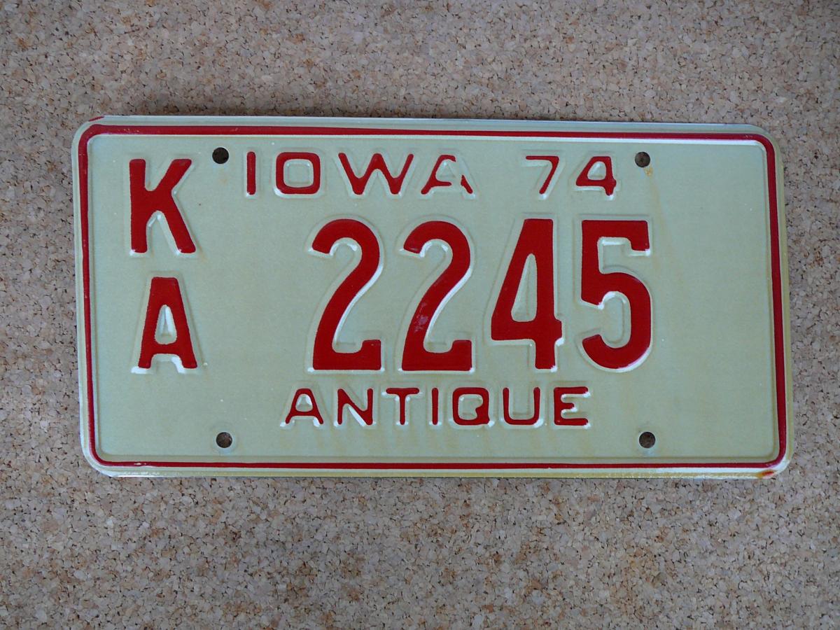 USA SPZ Iowa – KA 2245 – ANTIQUE