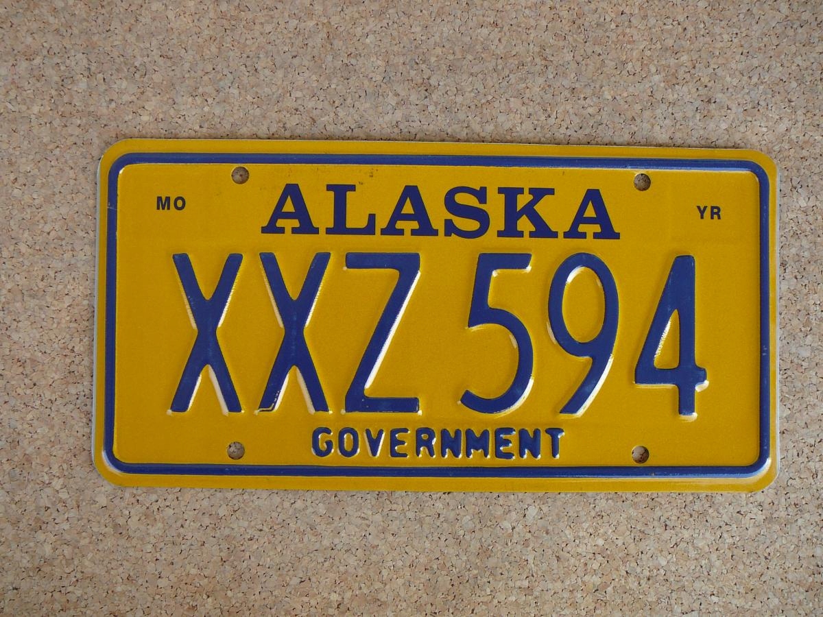 USA SPZ Alaska – XXZ594