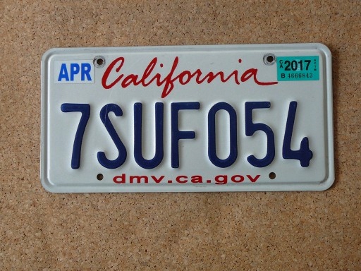 USA SPZ California – 7SUF054