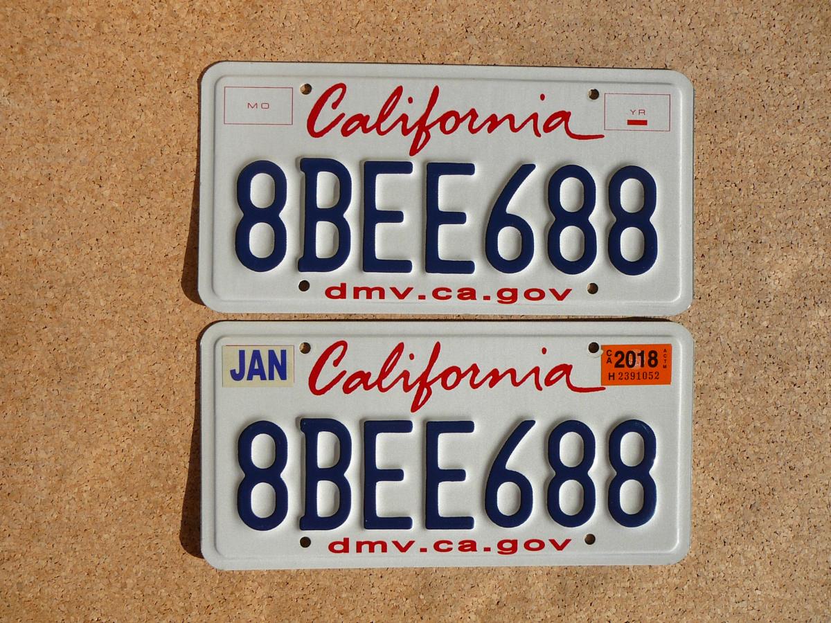 California – pár SPZ 8BEE688