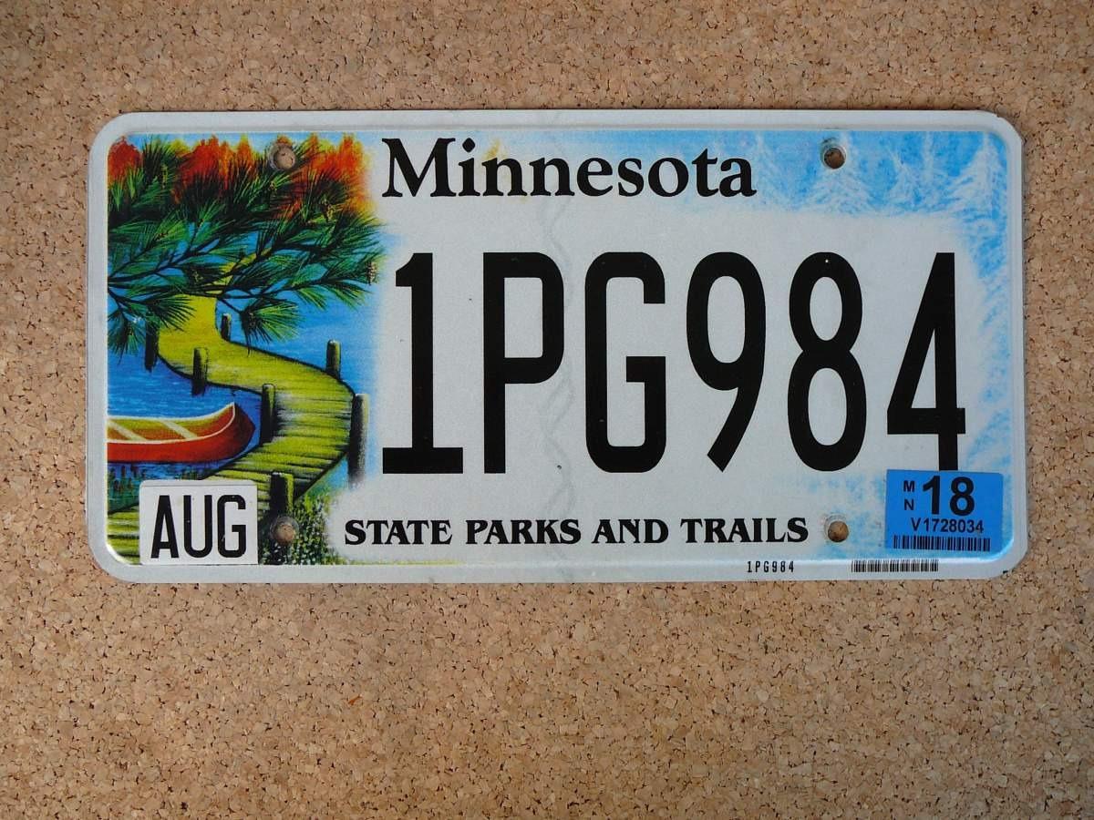 Americká SPZ Minnesota 1PG984