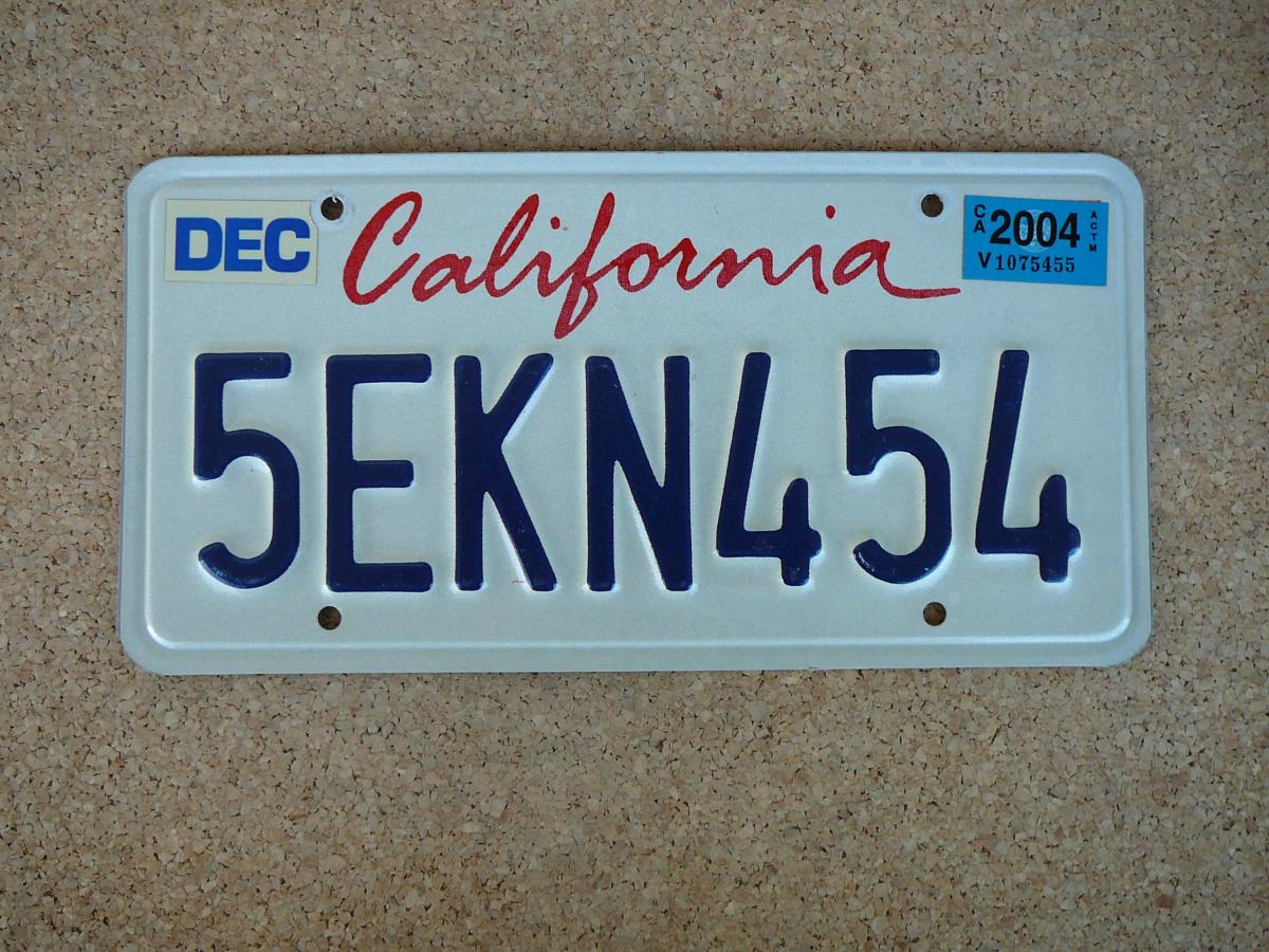 USA SPZ California – 5EKN454