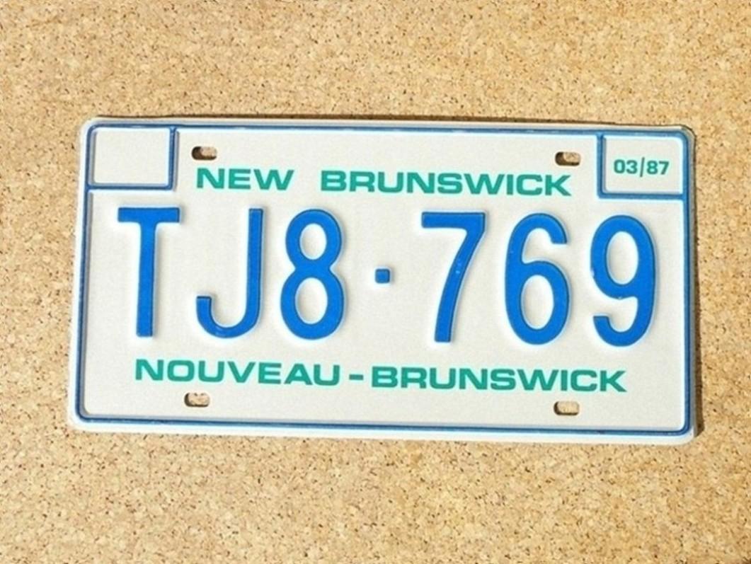 Kanadská SPZ New Brunswick TJ8-769 – New Brunswick / Nouveau-Brunswick