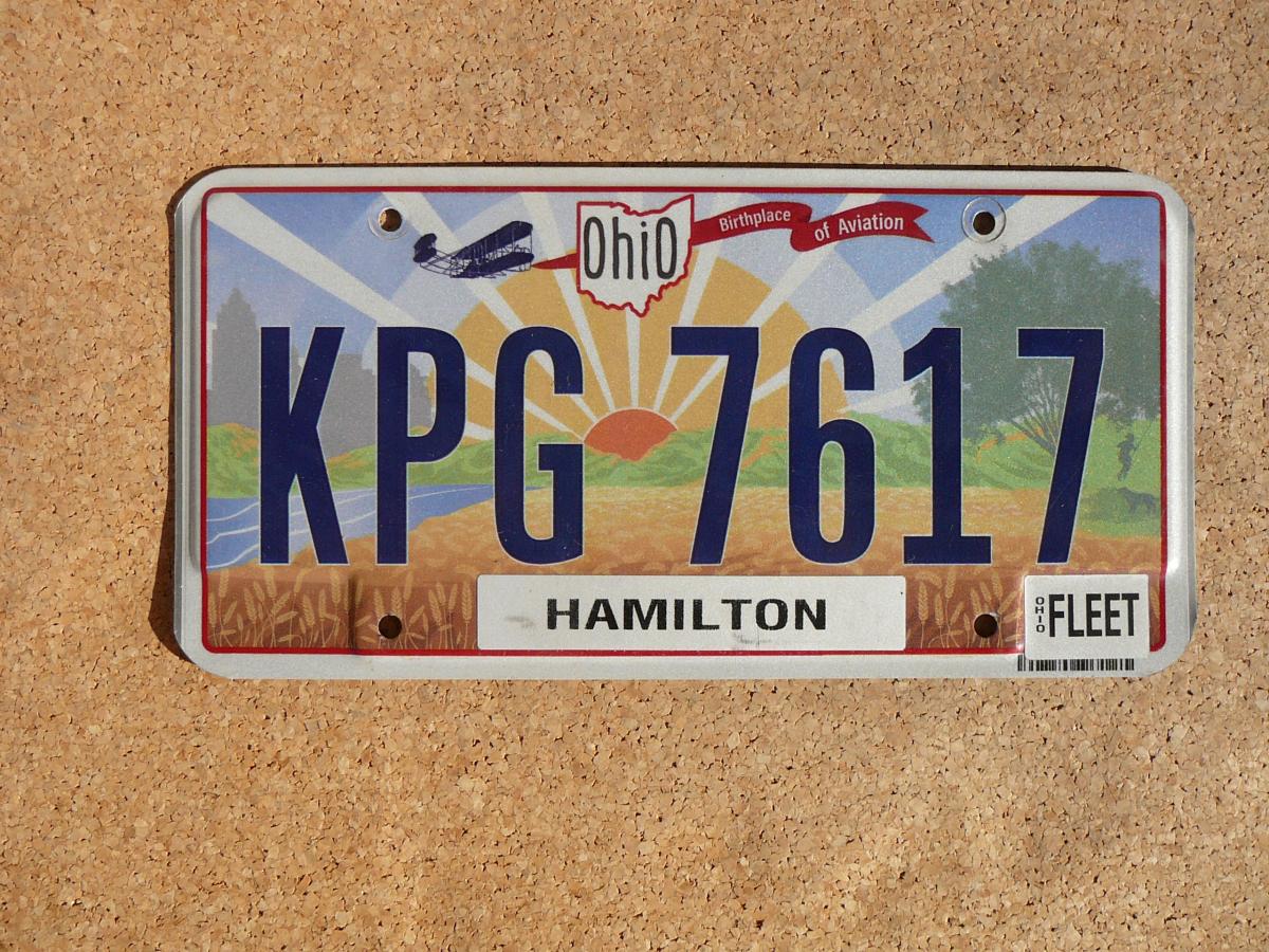 Americká SPZ Ohio KPG 7617 – Fleet