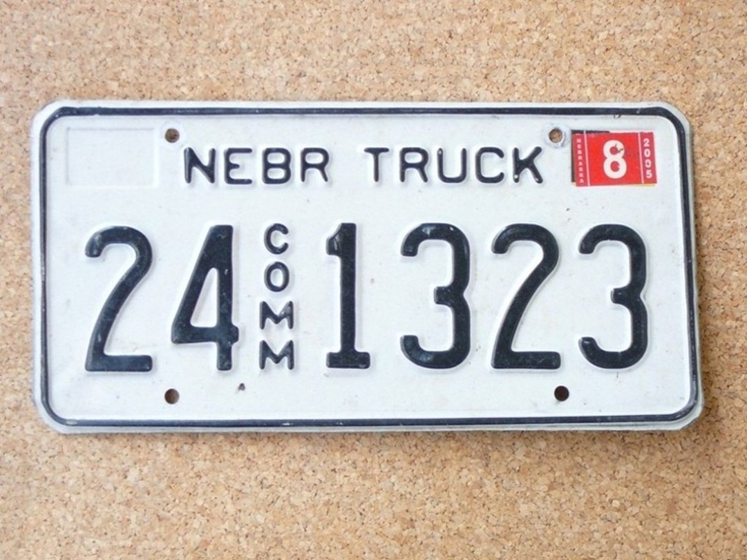 Americká SPZ Nebraska 24 1323