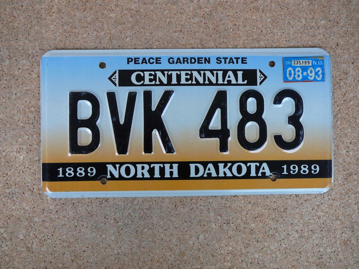 USA SPZ North Dakota – BVK483