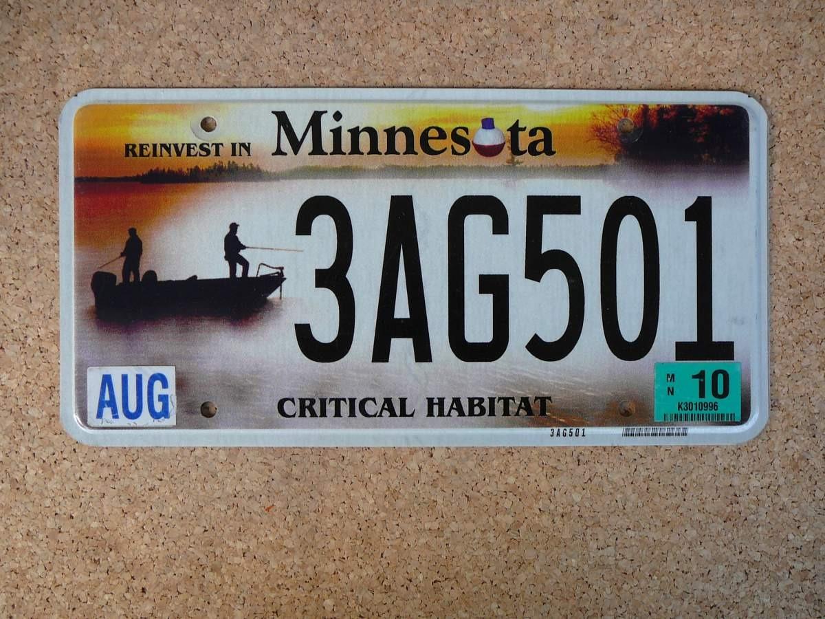 Americká SPZ Minnesota 3AG501