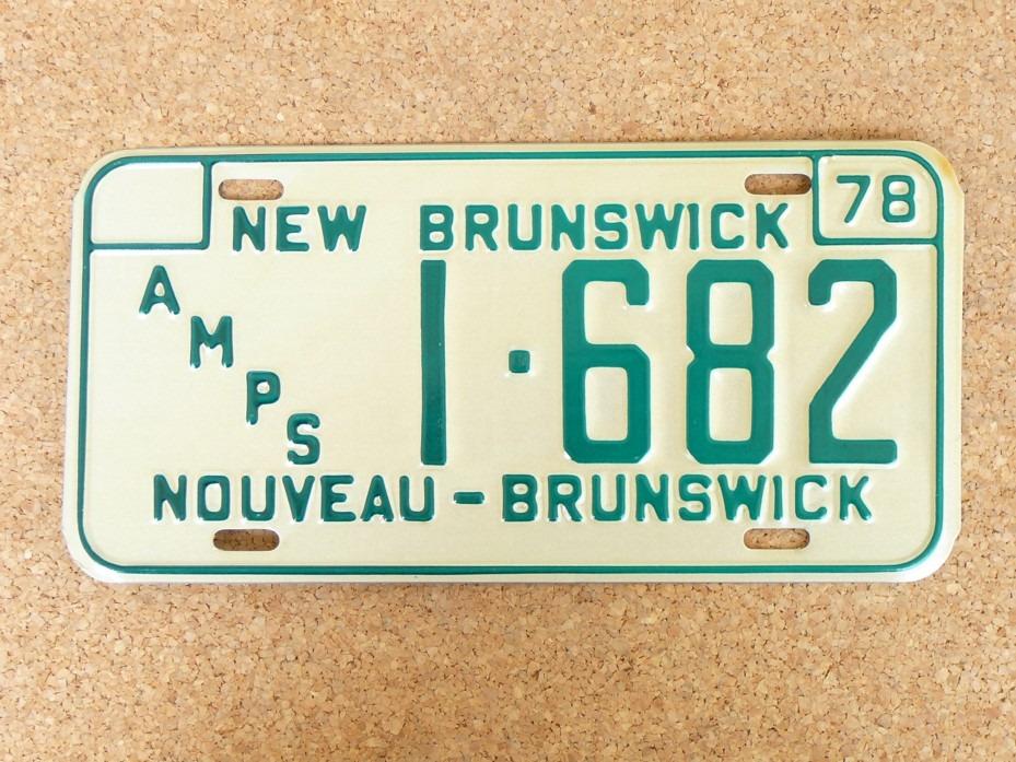 Kanadská SPZ New Brunswick 1-682 – AMPS