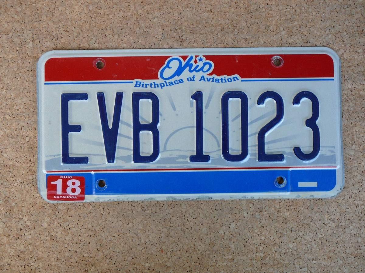 Americká SPZ Ohio EVB 1023 – Birthplace of Aviation