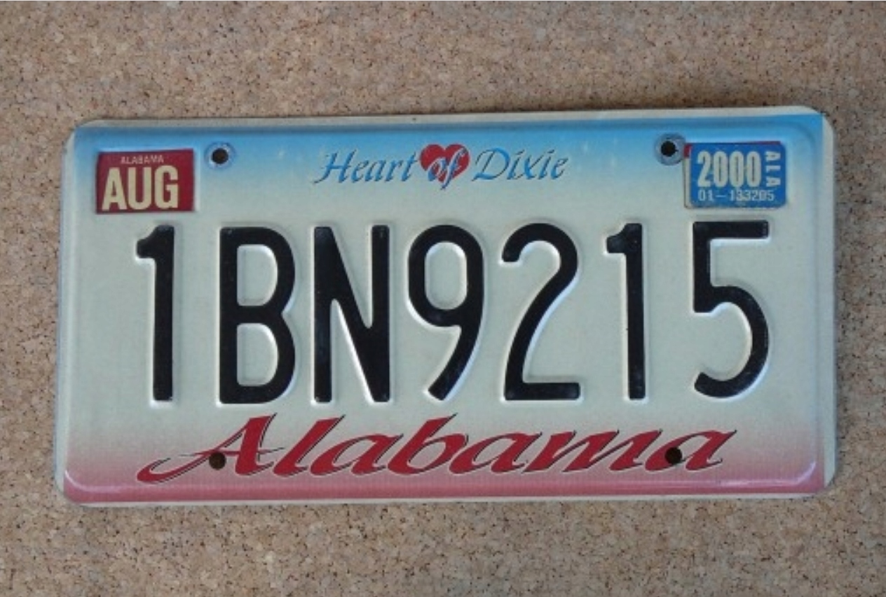 USA SPZ Alabama – 1BN9215