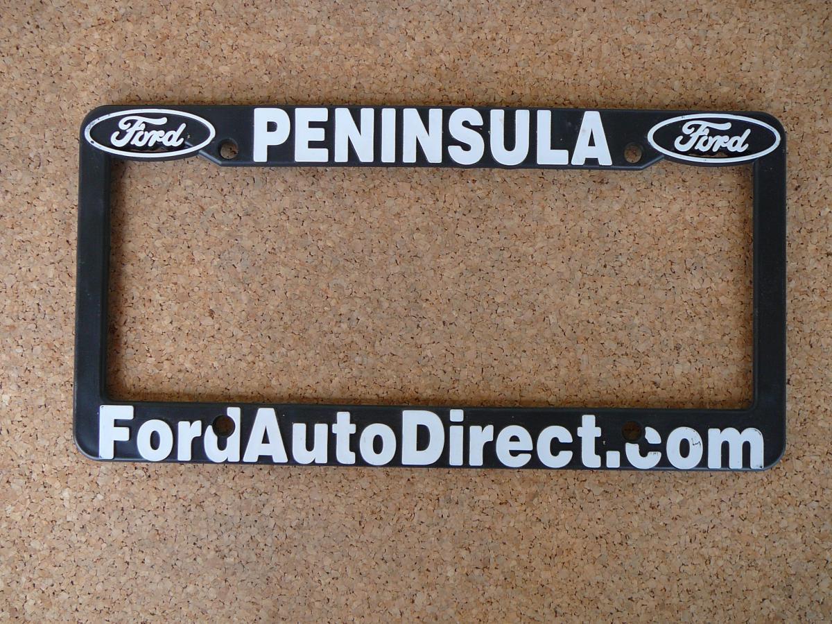 Rámeček SPZ Peninsula Ford FordAutoDirect.com – černý