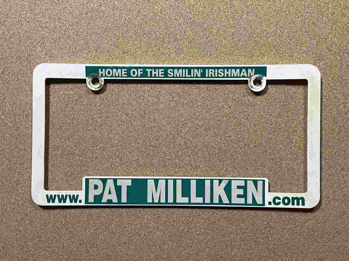 Vintage rámeček SPZ Pat Milliken Ford — Home of the Smilin' Irishman